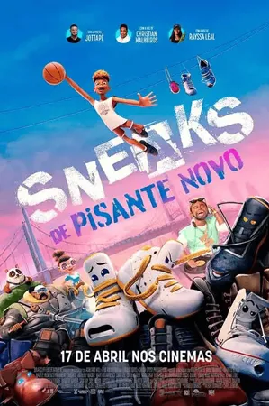 capa do filme Sneaks: De Pisante Novo que está em exibição no cinema em maringá