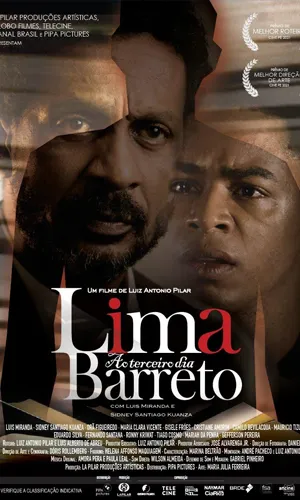 capa do filme Lima Barreto, Ao Terceiro Dia que está em exibição no cinema em maringá