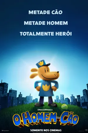 capa do filme O Homem-Cão que está em exibição no cinema em maringá