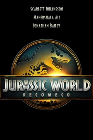 capa do filme Jurassic World: Recomeço que está em exibição no cinema em maringá
