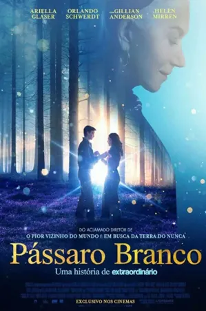 capa do filme Pássaro Branco - Uma História de Extraordinário que está em exibição no cinema em maringá