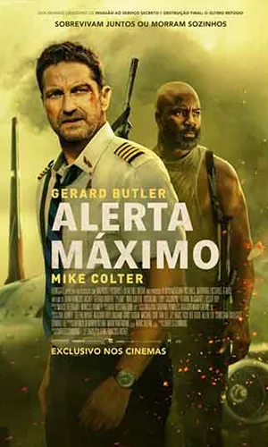 capa do filme Alerta Máximo que está em exibição no cinema em maringá