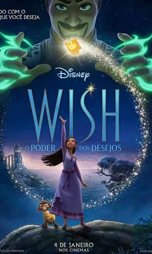 capa do filme Wish: O Poder dos Desejos que está em exibição no cinema em maringá