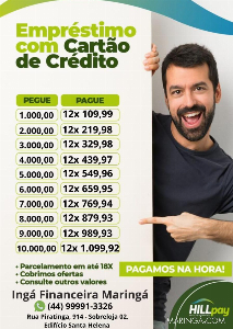 Imagem do anuncio EMPRÉSTIMO NO CARTÃO DE CRÉDITO (INGÁ FINANCEIRA M...